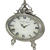 Barokk stílusú asztali óra, Ezüst