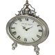 Barokk stílusú asztali óra, Ezüst