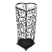 Díszes esernyőtartó, Fekete