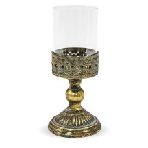 Barokk stílusú gyertyatartó, Bronz