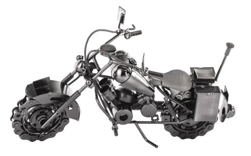 Motorkerékpár dísz, Ezüst