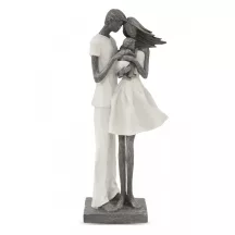 Családi életkép szobor, Fehér