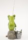 Pecázó béka dísz, Zöld