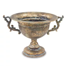 Barokk stílusú kaspó, Bronz