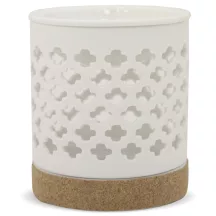 Mintás illóolaj párologtató, Fehér