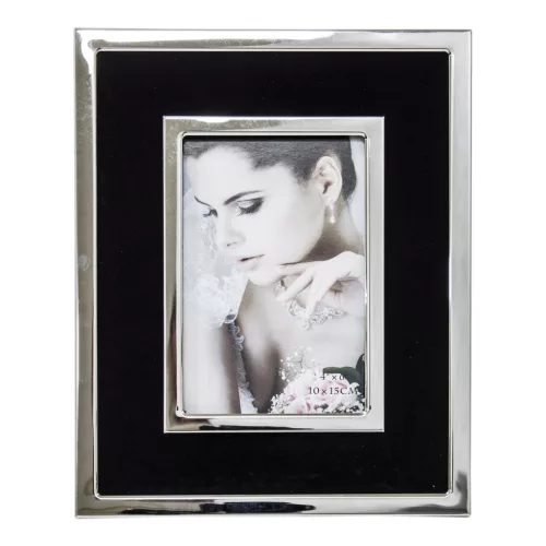 Elegáns asztali képkeret, Fekete