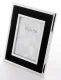 Asztali képkeret fekete paszpartuval, Ezüst