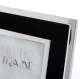 Asztali képkeret fekete paszpartuval, Ezüst