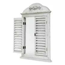 Vintage, tükrös fali dekoráció, Szürke