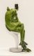 Szelfiző béka dísz, Zöld