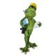 Műszaki ellenőr béka dísz, Zöld