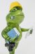 Műszaki ellenőr béka dísz, Zöld