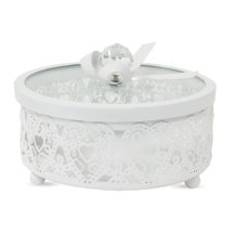 Vintage díszdoboz, Fehér