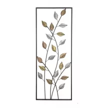 Színes leveles fali dekoráció, Szürke