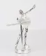 Balerina táncos szobor, Ezüst