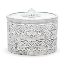 Vintage díszdoboz, Fehér