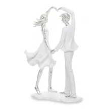Táncoló szerelmes pár szobor, Fehér