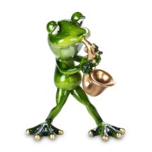 Trombitáló béka dísz, Zöld