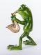 Trombitáló béka dísz, Zöld