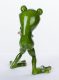 Trombitáló béka dísz, Zöld