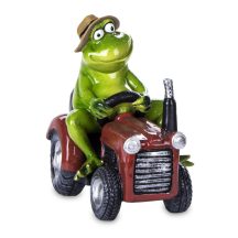 Béka dísz traktoron, Zöld