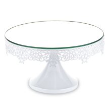 Vintage tortatál, Fehér