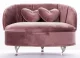 Ékszertartó kanapé, Rózsaszín