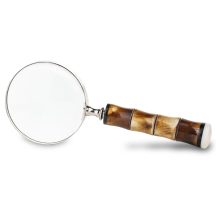 Elegáns kézi nagyító, Barna