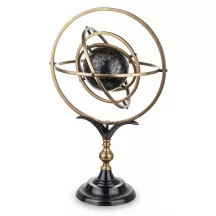 Asztrolábium arany díszítéssel, Fekete