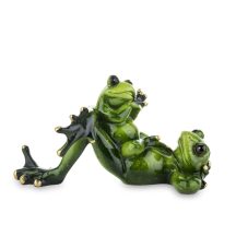 Béka család dísz, Zöld