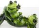 Béka család dísz, Zöld