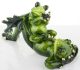 Béka család dísz, Zöld