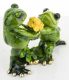 Béka lánykérés dísz, Zöld