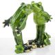 Szerelmes béka pár dísz, Zöld