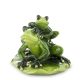 Béka család dísz, Zöld