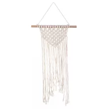 Makramé fali dísz, Krém