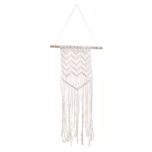 Makramé fali dísz, Krém