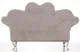 Ékszertartó szívecskés kanapé, Bézs