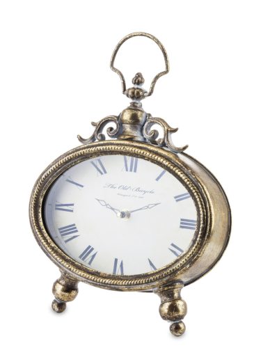 Barokk stílusú asztali óra, Arany