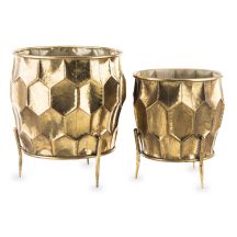 Keleti stílusú kaspó szett, Arany