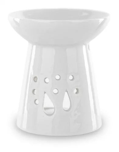 Illóolaj párologtató, csepp mintával, Fehér