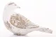 Vintage madárka dísz, Fehér