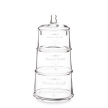 Maison Royale 3 részes üvegdoboz, Átlátszó