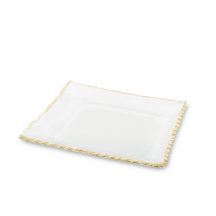 Elegáns tálka arany szegéllyel, Átlátszó