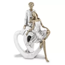 Szerelmes pár szobor, Fehér