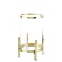 Üveg gyertyatartó, Arany