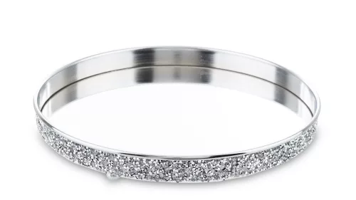 Art Deco kínálótálca, Ezüst