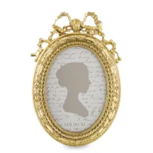 Barokk stílusú asztali képkeret, Arany