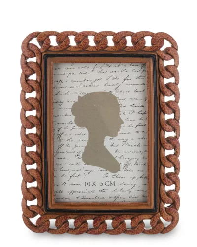 Asztali képkeret, Barna