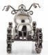 Motorkerékpár dísz, Ezüst